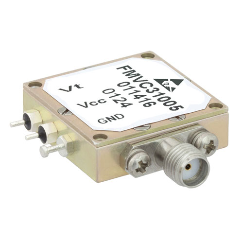 VCO (Voltage Controlled Oscillator) Frequency of 50 MHz to 100 MHz, Phase Noise -115 dBc/Hz and SMA Fairview Microwave FMVC31005