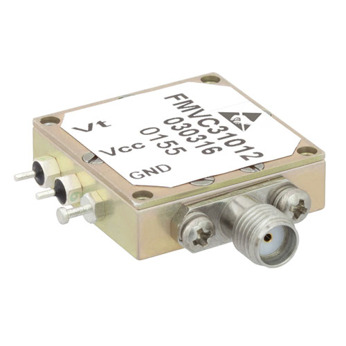 VCO (Voltage Controlled Oscillator) Frequency of 1.6 GHz to 3.2 GHz, Phase Noise -89 dBc/Hz and SMA Fairview Microwave FMVC31012