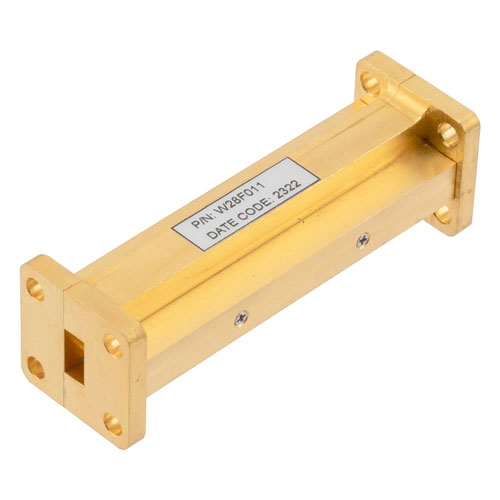 WR-28 Bandpass Waveguide Filter With a 35 GHz to 37 GHz Pass Band Fairview Microwave FMW28F011