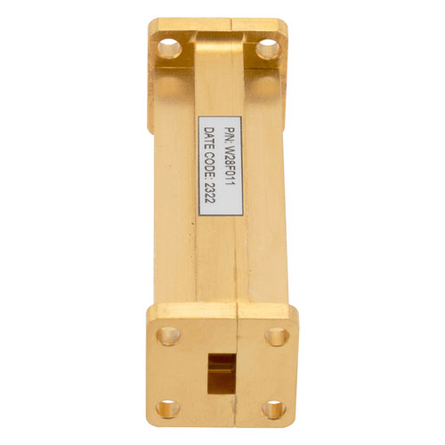 WR-28 Bandpass Waveguide Filter With a 35 GHz to 37 GHz Pass Band Fairview Microwave FMW28F011