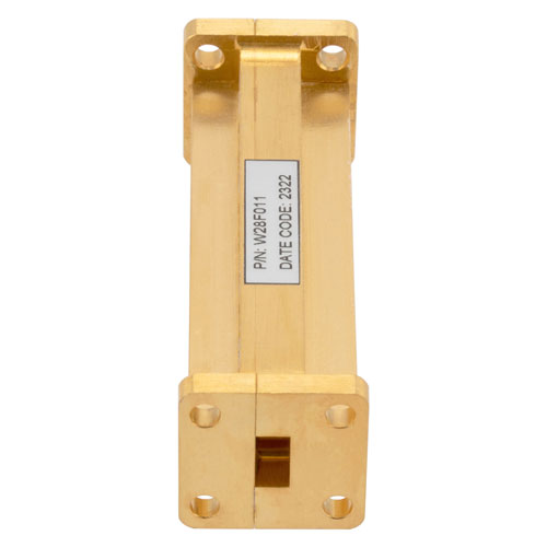 WR-28 Bandpass Waveguide Filter With a 35 GHz to 37 GHz Pass Band Fairview Microwave FMW28F011