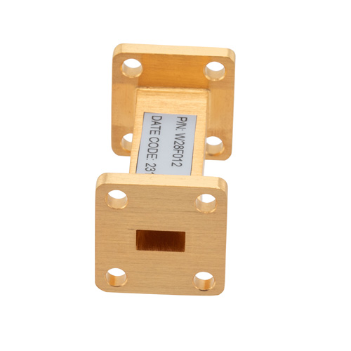 WR-28 Highpass Waveguide Filter With a 30 GHz to 40 GHz Pass Band Fairview Microwave FMW28F012