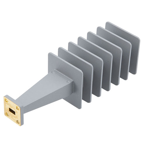 WR-28 Waveguide Termination 100 Watts with a 26.5 GHz to 40 GHz Frequency Range, Brass with UG Style Flange Fairview Microwave FMW28TR1005