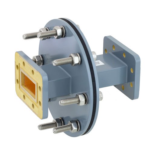 WR-137 Waveguide Bulkhead Adapter Using CPR-137G Flange and Operating from 5.85 GHz to 8.2 GHz Fairview Microwave FMWAD5019