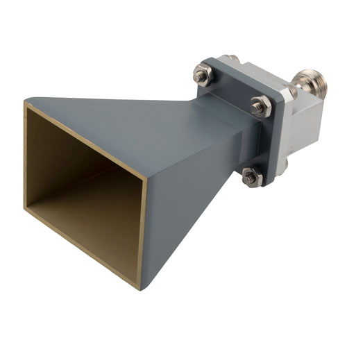 WR-90 Standard Gain Horn with 15 dBi gain, End Launch N Female connector Fairview Microwave FMWAN090-15ELNF