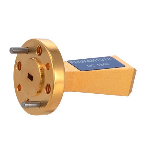 Standard Gain Horn Waveguide Antenna, WR-10, 75 GHz to 110 GHz, UG-387/U-Mod Round Cover Flange, 15 dBi Nominal Gain Fairview Microwave FMWAN1018