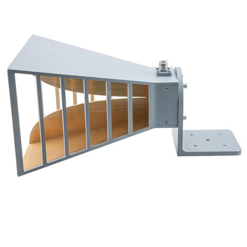 Broadband Gain Horn Antenna,  1 GHz to4  GHz 10 dBi Gain, N Type Female Connector Fairview Microwave FMWAN1153