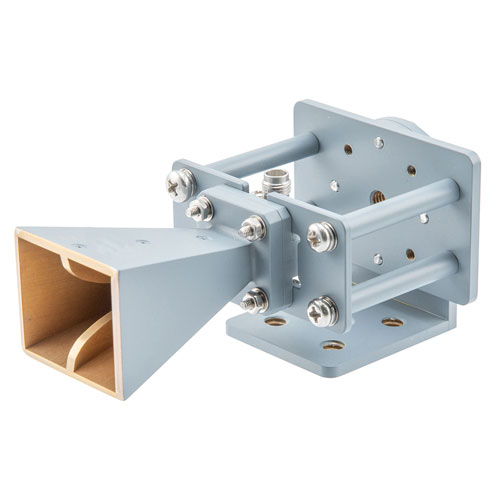 Broadband Gain Horn Antenna, 18 GHz to 50 GHz 15 dBi Gain, 2.4mm Female Connector Fairview Microwave FMWAN1155