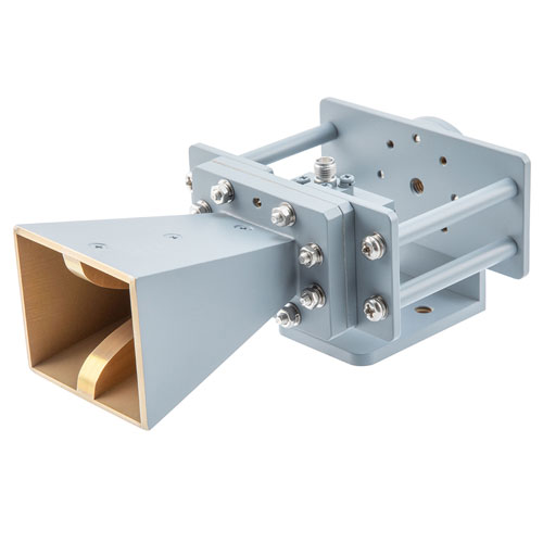 Broadband Gain Horn Antenna, 8 GHz to 18 GHz 10 dBi Gain, SMA Female Connector Fairview Microwave FMWAN1161