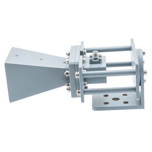 Broadband Gain Horn Antenna, 8 GHz to 18 GHz 10 dBi Gain, SMA Female Connector Fairview Microwave FMWAN1161