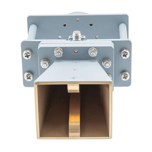 Broadband Gain Horn Antenna, 8 GHz to 18 GHz 10 dBi Gain, SMA Female Connector Fairview Microwave FMWAN1161