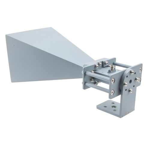 Broadband Gain Horn Antenna, 8 GHz to 18 GHz 20 dBi Gain, 2.92 Female Connector Fairview Microwave FMWAN1162