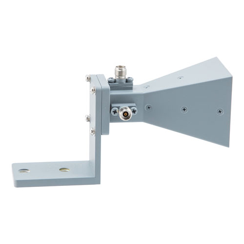 Broadband Horn Antenna, Dual Polarized 18 GHz to 40 GHz 15 dBi Gain, 2.92mm Female Connector Fairview Microwave FMWAN1167