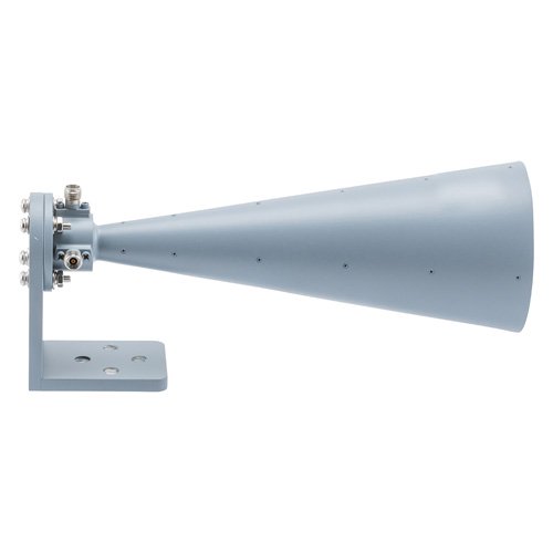 Broadband Horn Antenna, Dual Polarized 23 GHz to 43 GHz 20 dBi Gain, 2.92mm Female Connector Fairview Microwave FMWAN1169