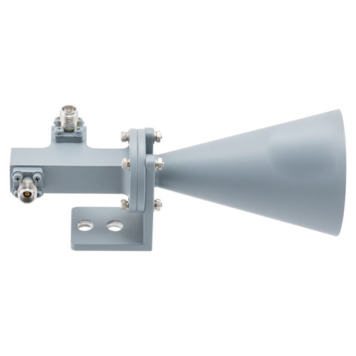 Broadband Horn Antenna, Dual Polarized 32 GHz to 38 GHz 21 dBi Gain, 2.92mm Female Connector Fairview Microwave FMWAN1170