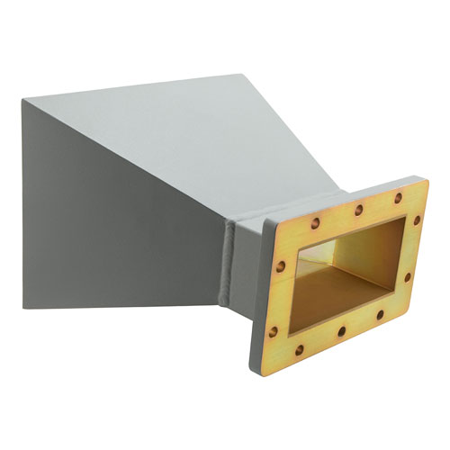 WR-510 Waveguide Standard Gain Horn Antenna Operating From 1.45 GHz to 2.2 GHz, 10 dBi Gain with CPR-510F Flange Fairview Microwave FMWAN510-10