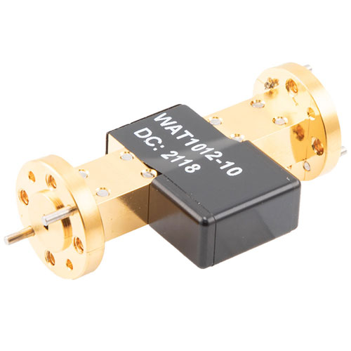 WR-10 Waveguide Attenuator Fixed 10 dB Operating from 75 GHz to 110 GHz, UG-387/U-Mod Round Cover Flange, 1W Max Power Fairview Microwave FMWAT1012-10