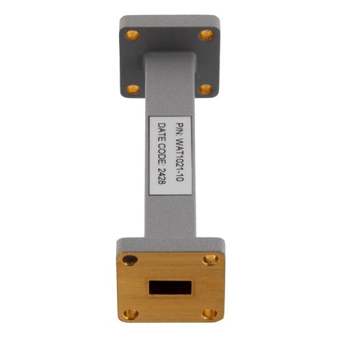 WR-34 Waveguide Fixed Attenuator, 10 dB, Operating from 21.7 GHz to 33 GHz, UG-1530/U Square Cover Flange, Rated to 0.5 Watt Fairview Microwave FMWAT1021-10