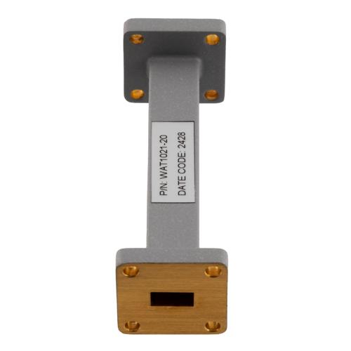 WR-34 Waveguide Fixed Attenuator, 20 dB, Operating from 21.7 GHz to 33 GHz, UG-1530/U Square Cover Flange, Rated to 0.5 Watt Fairview Microwave FMWAT1021-20