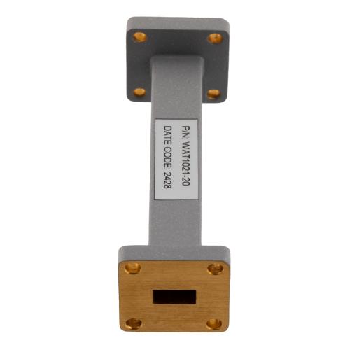 WR-34 Waveguide Fixed Attenuator, 20 dB, Operating from 21.7 GHz to 33 GHz, UG-1530/U Square Cover Flange, Rated to 0.5 Watt Fairview Microwave FMWAT1021-20