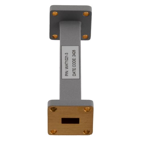 WR-34 Waveguide Fixed Attenuator, 3 dB, Operating from 21.7 GHz to 33 GHz, UG-1530/U Square Cover Flange, Rated to 0.5 Watt Fairview Microwave FMWAT1021-3