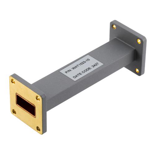 WR-90 Waveguide Fixed Attenuator, 10 dB, Operating from 8.2 GHz to 12.4 GHz, UG-39/U Square Cover Flange, Rated to 2 Watt Fairview Microwave FMWAT1023-10