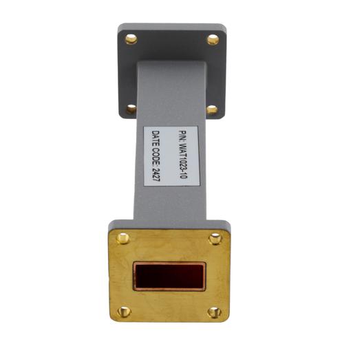 WR-90 Waveguide Fixed Attenuator, 10 dB, Operating from 8.2 GHz to 12.4 GHz, UG-39/U Square Cover Flange, Rated to 2 Watt Fairview Microwave FMWAT1023-10