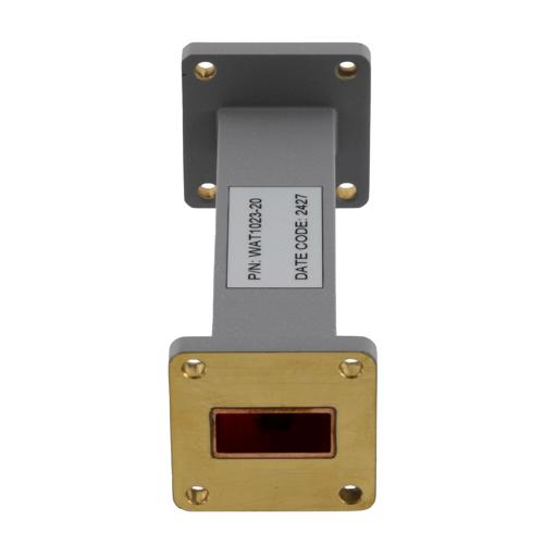 WR-90 Waveguide Fixed Attenuator, 20 dB, Operating from 8.2 GHz to 12.4 GHz, UG-39/U Square Cover Flange, Rated to 2 Watt Fairview Microwave FMWAT1023-20