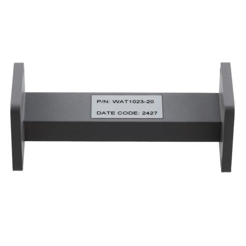 WR-90 Waveguide Fixed Attenuator, 20 dB, Operating from 8.2 GHz to 12.4 GHz, UG-39/U Square Cover Flange, Rated to 2 Watt Fairview Microwave FMWAT1023-20