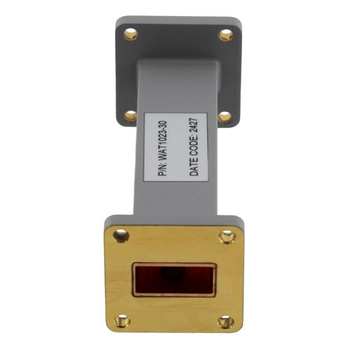 WR-90 Waveguide Fixed Attenuator, 30 dB, Operating from 8.2 GHz to 12.4 GHz, UG-39/U Square Cover Flange, Rated to 2 Watt Fairview Microwave FMWAT1023-30