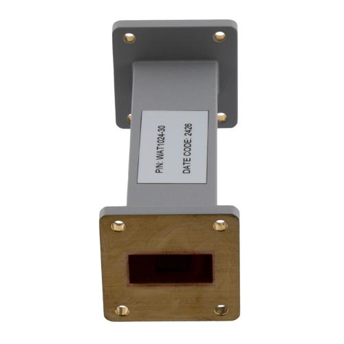 WR-112 Waveguide Fixed Attenuator, 30 dB, Operating from 6.57 GHz to 9.99 GHz, UG-51/U Square Cover Flange, Rated to 2 Watt Fairview Microwave FMWAT1024-30