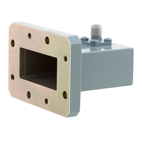 WR-137 to SMA Female Waveguide to Coax Adapter CMR-137 with 5.85 GHz to 8.2 GHz C Band in Aluminum, Paint Fairview Microwave FMWCA1048