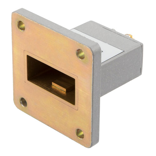 WR-112 to SMA Female End Launch Waveguide to Coax Adapter UBR84 with 6.57 GHz to 9.99 GHz in Aluminum Fairview Microwave FMWCA1106