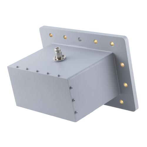 WR-770 to N-Type Female Waveguide to Coax Adapter CPR770F Flange With 0.96 GHz to 1.46 GHz Fairview Microwave FMWCA1130