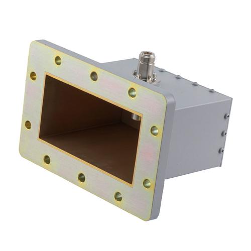 WR-510 to N-Type Female Waveguide to Coax Adapter CPR510F Flange With 1.45 GHz to 2.2 GHz Fairview Microwave FMWCA1132