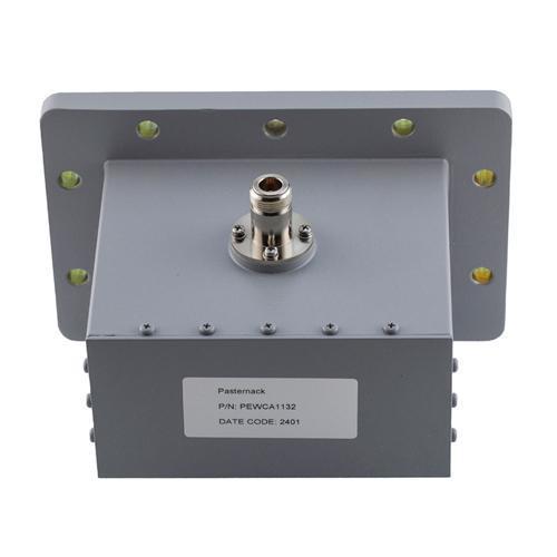 WR-510 to N-Type Female Waveguide to Coax Adapter CPR510F Flange With 1.45 GHz to 2.2 GHz Fairview Microwave FMWCA1132