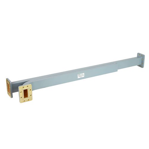 20 dB WR-137 Waveguide Broadwall Coupler with CPR-137G Flange and E-Plane Coupled Port from 5.85 GHz to 8.2 GHz in Copper Alloy Fairview Microwave FMWCP1033