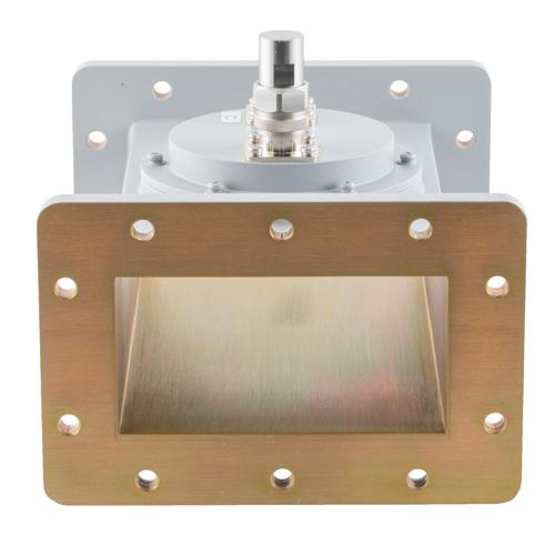 30 dB WR-430 Waveguide Loop Coupler, CPR430F Flange, N Female Coupled Port, 1.72 GHz to 2.61 GHz in Aluminum Fairview Microwave FMWCP1106N-30