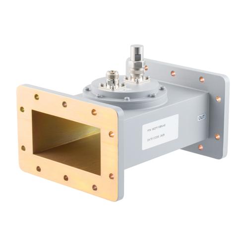 40 dB WR-430 Waveguide Loop Coupler, CPR430F Flange, N Female Coupled Port, 1.72 GHz to 2.61 GHz in Aluminum Fairview Microwave FMWCP1106N-40