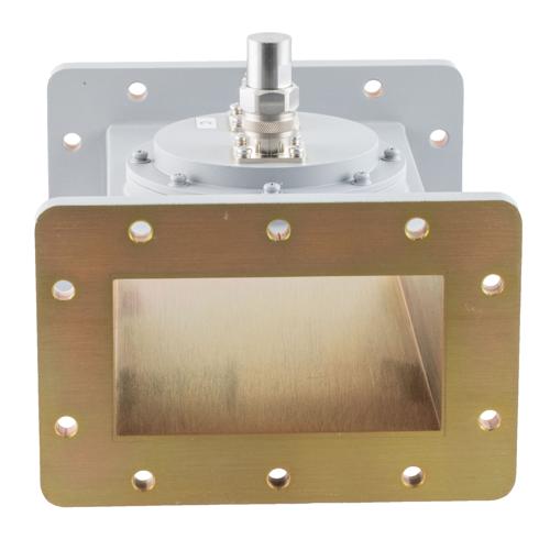 50 dB WR-430 Waveguide Loop Coupler, CPR430F Flange, N Female Coupled Port, 1.72 GHz to 2.61 GHz in Aluminum Fairview Microwave FMWCP1106N-50