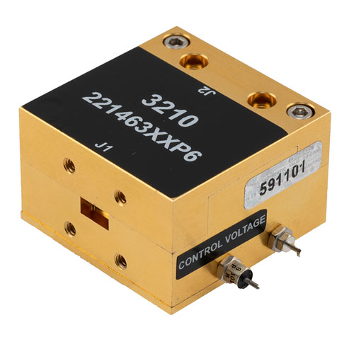 WR-28 Waveguide Voltage Variable Attenuator, Ka Band, 26.5 GHz to 40 GHz, 0 dB to 30 dB Attenuation, 1.8 dB Loss, UG-599/U Flange Fairview Microwave FMWGA3210