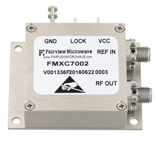 2 GHz Phase Locked Oscillator, 10 MHz External Ref., Phase Noise -100 dBc/Hz and SMA Fairview Microwave FMXC7002