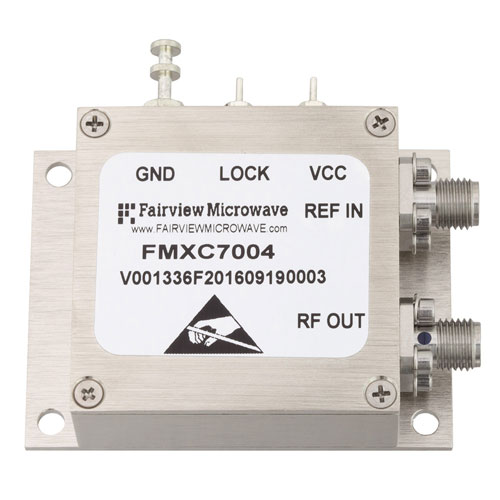 6 GHz Phase Locked Oscillator, 10 MHz External Ref., Phase Noise -95 dBc/Hz and SMA Fairview Microwave FMXC7004