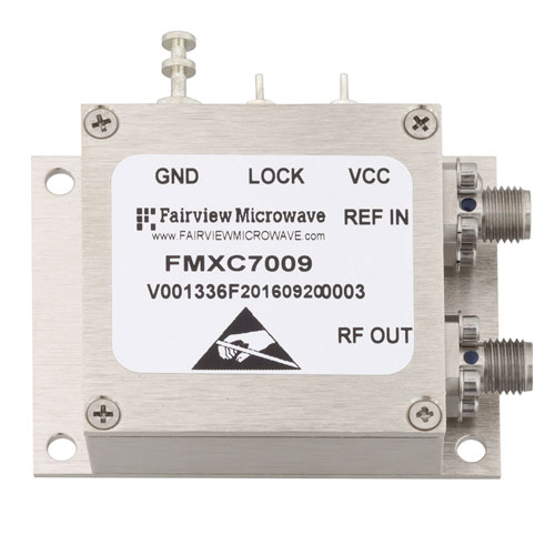 6 GHz Phase Locked Oscillator, 100 MHz External Ref., Phase Noise -90 dBc/Hz and SMA Fairview Microwave FMXC7009