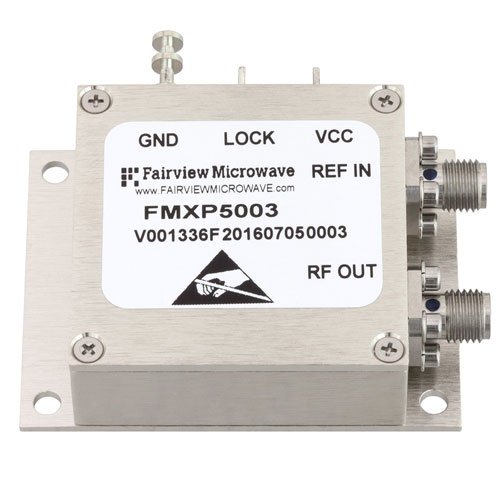 100 MHz Phase Locked Crystal Oscillator, 10 MHz External Ref., Phase Noise -150 dBc/Hz and SMA Fairview Microwave FMXP5003