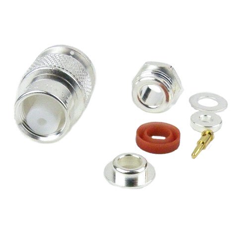 M39012/26-0101 TNC Male (Plug) Connector For RG58 Cable, Clamp Fairview Microwave M39012/26-0101