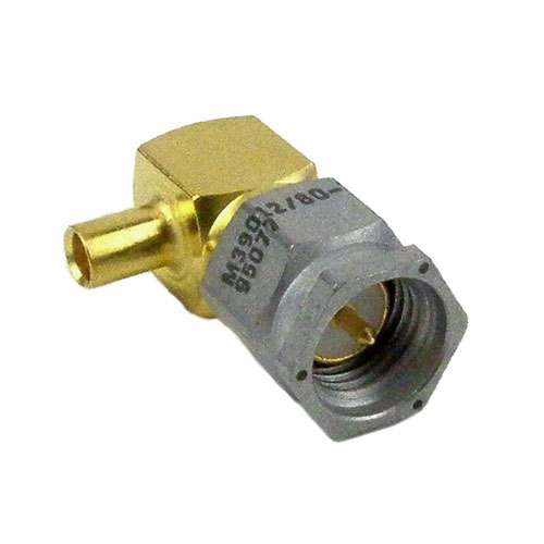 M39012/80-3007 RA SMA Male (Plug) Connector For RG405 Cable, Solder Fairview Microwave M39012/80-3007