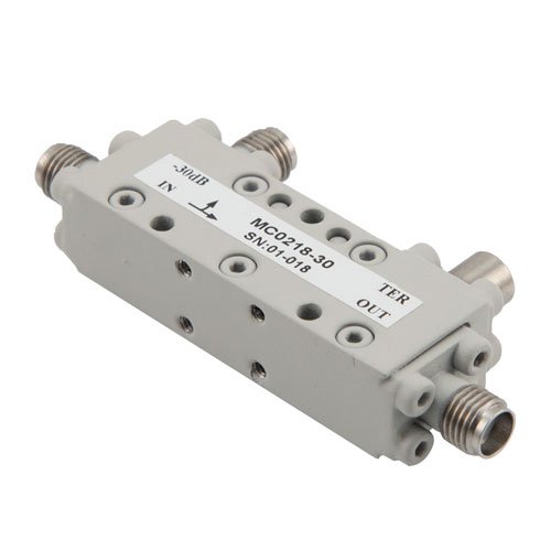 SMA Directional Coupler 30 dB 2 GHz to 18 GHz Rated to 50 Watts Fairview Microwave MC0218-30