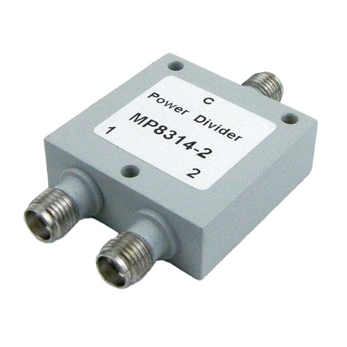 2 Way Power Divider SMA Connectors From 1 GHz to 4 GHz Rated at 20 Watts Fairview Microwave MP8314-2