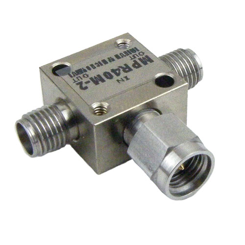 2 Way Power Divider 2.92mm Connectors To 40 GHz Rated at 1 Watts Fairview Microwave MPR40M-2